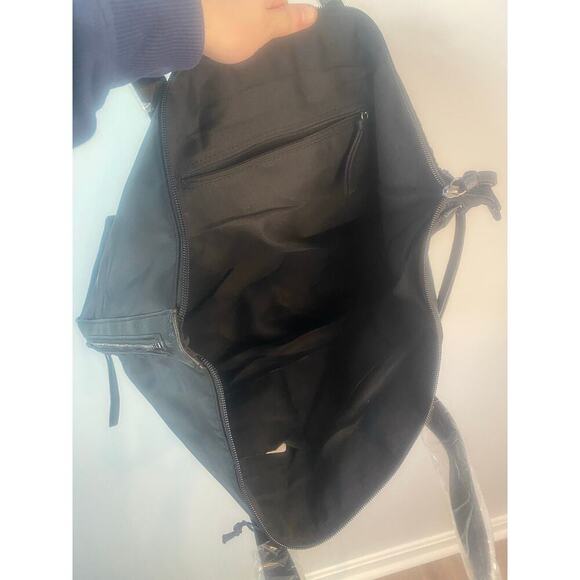 NWT Botkier New York Black Nylon Zipper Accent Tote Bag - Picture 6 of 6